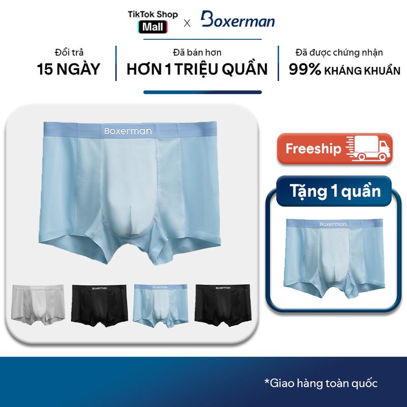 Quần đùi boxer nam combo 5 PROMESH thun lạnh cao cấp BOXERMAN Menswear Quần Lót Menswear Quần Lót Sịp Quần Boxer