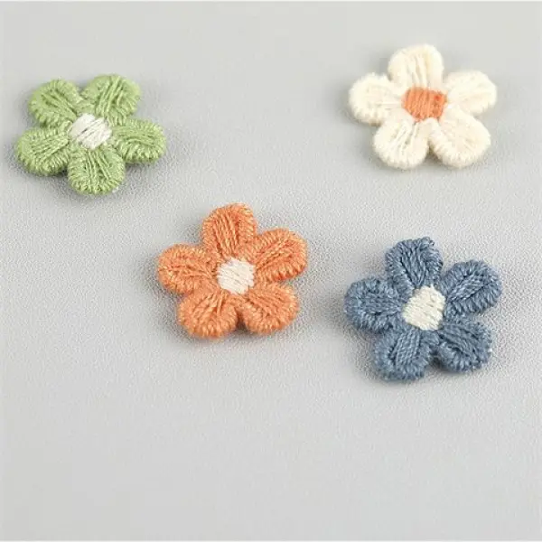 Miếng Dán Thêu Hoa Mini Dễ Thương, Để Giày, Quần Áo, Kẹp Tóc, Mũ Cài Tóc, Túi Xách, Giày, Mũ Và Phụ Kiện Thời Trang, Thích Hợp Cho Năm 2025, Được Phản Hồi Tích Cực (5006) 2