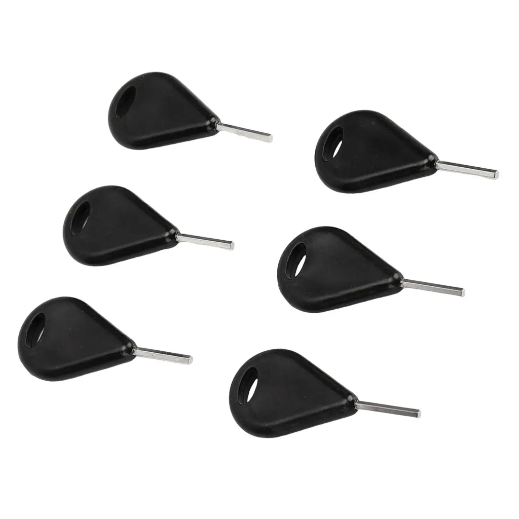 dong  6Pcs Longboards Surfing Board Fin Key Replacement Surfboard Fin Hexagon Key