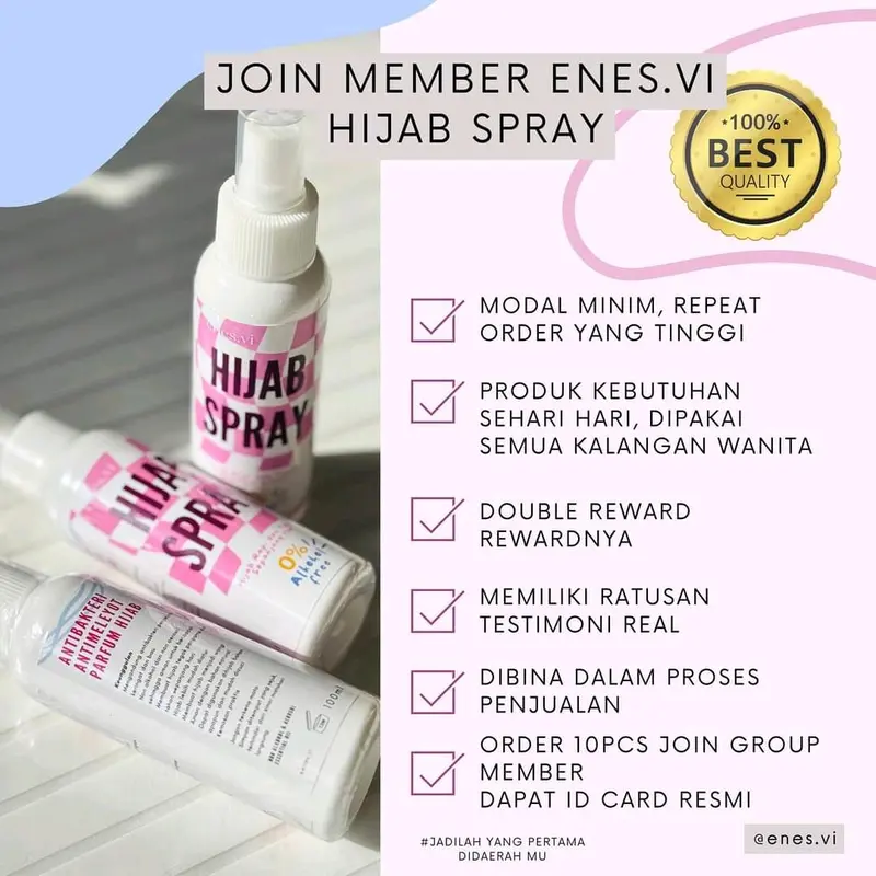 GROSIR List 10  HIJAB SPRAY 3