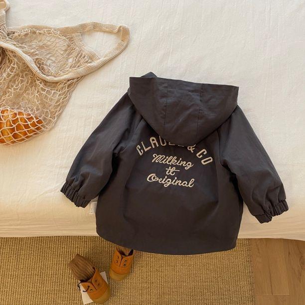 Baby Autumn and Winter Fleece-lined Anorak Male and Female Baby Nordic Embroidered Coat Baby Windcheater Western Style Autumn and Winter 1
