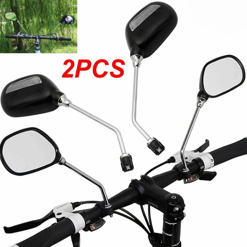 Rotate Accessories Reflector E Bike Mirror Bicycle Mirror Motorcycle Rearview Mirror Handlebar Back Sight Light 0