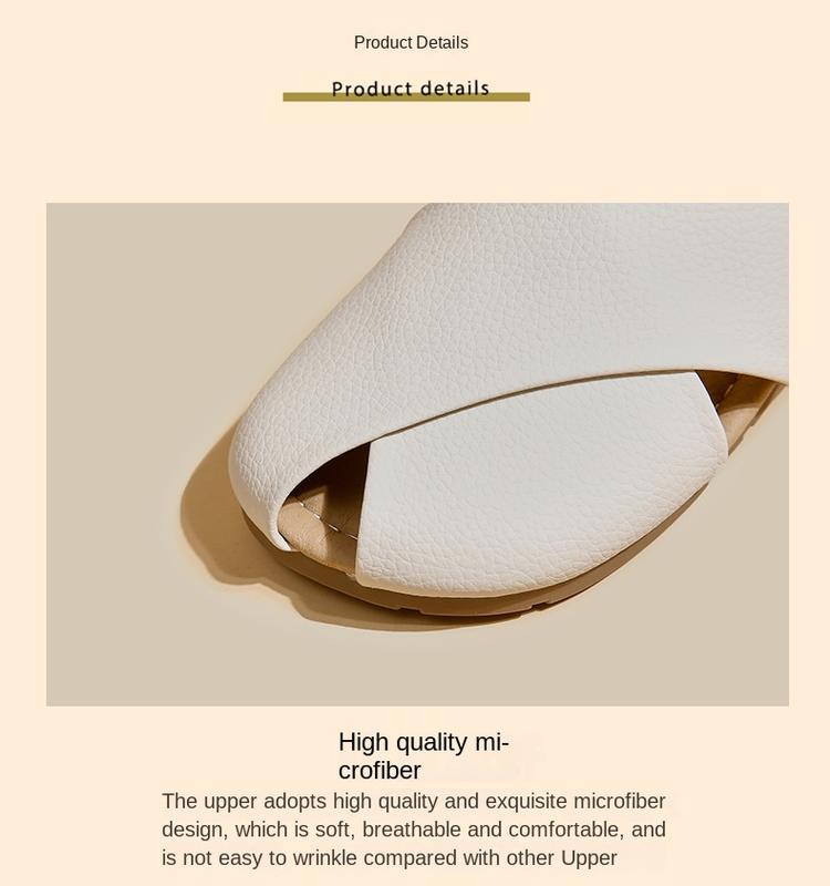 Product Introduction of French Style Closed Toe Slippers for Girls Summer Outdoor Walking Shoes 2024 New Fashion All-Matching Women's Flat Sandals walking shoes footwear girl comfort Parent Knee 6