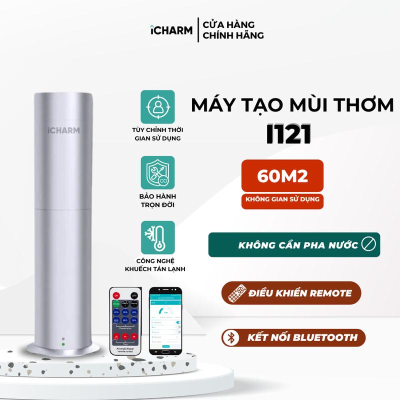 Máy xông tinh dầu, khuếch tán tạo hương thơm trực tiếp cho khách sạn, spa, cửa hàng i121 iCHARM | Máy khuếch tán tinh dầu công nghiệp
