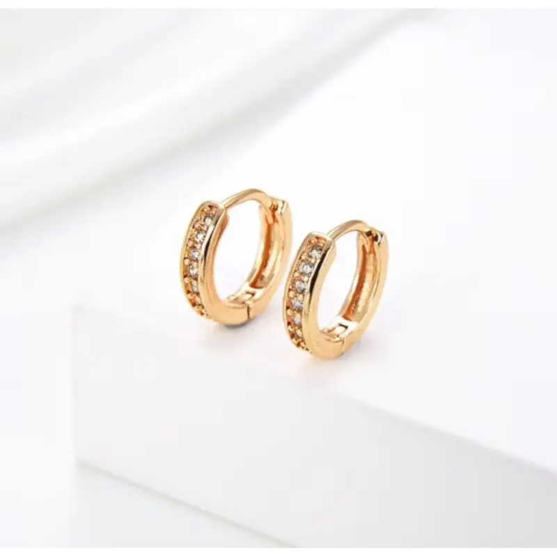 Anting Jepit Titanium import Anting Wanita Dewasa Perhiasan Fashion Anti Luntur Anti Karat SELAMANYA Earrings