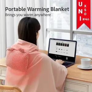 Unixso Portable Electric Warmer Blanket | Selimut Penghangat Elektrik