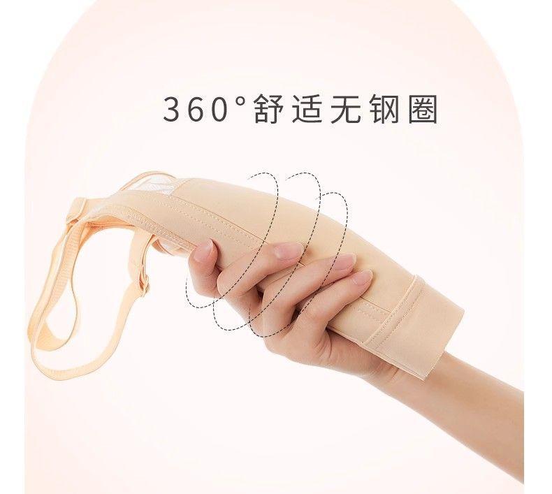 Product Introduction of Bra, Minimizing Bra for Large Bust, Lingerie, Women, Comfort, Basic, Minimalist, Seamless Lift Bra, Side Support, Anti-Sagging, Strapless Bustier with Bunny Ear Cups, Plus Size 25