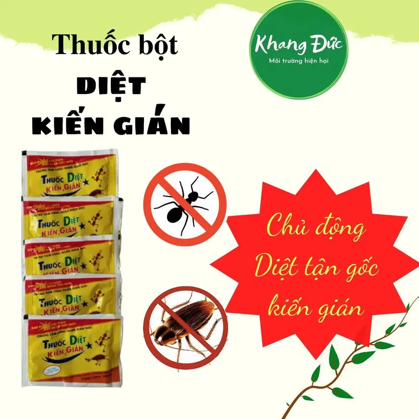 Thuốc Diệt Kiến Gián Sinh Học Diệt Tận Gốc Trộn Đất Bảo Vệ Hạt Giống Rắc Trong Bếp Kho Trong Nhà Để Tiêu Diệt