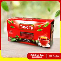 Gambar [PROMO] Tong Tji Black Tea / Teh Hitam dgn Amplop isi 100s, Teh Celup Per Pack - Tong Tji Original Tea Amplop 100s dari Tong Tji Official Kab. Semarang 2 Tokopedia
