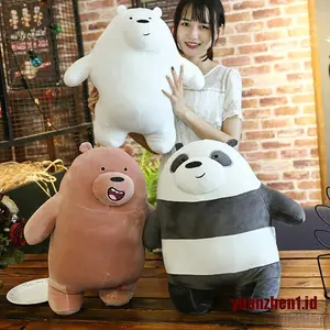 BONEKA KADO ANAK WE BARE BEAR SITTING PANDA/GRIZZLY/ICE BEAR SUPER LEMBUT SET Hadiah Cewek