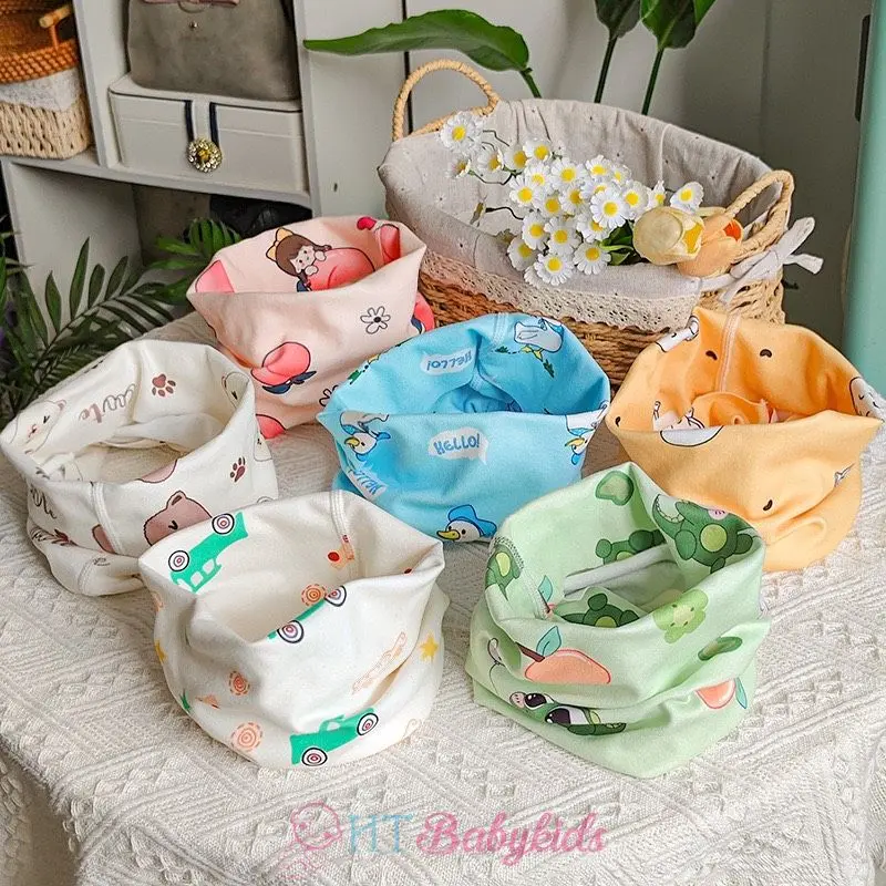 TỔNG HỢP KHĂN ỐNG CHOÀNG CỔ GIỮ ẤM NHIỀU MÀU SẮC CHO BÉ 5