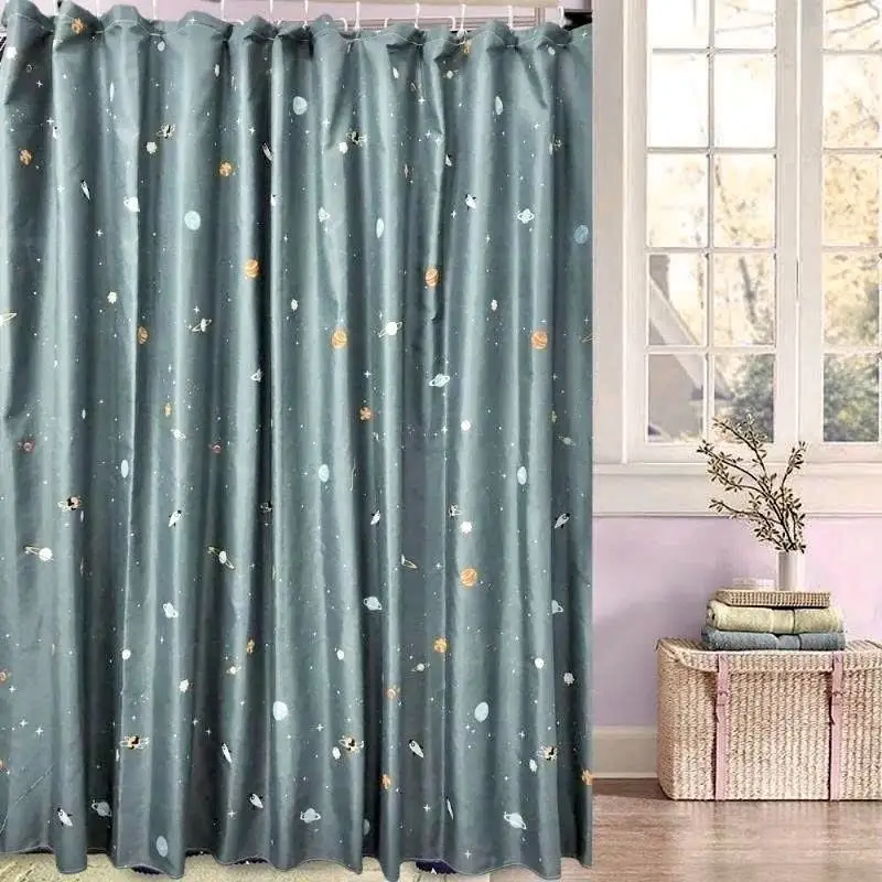 RIDO Rèm Cửa ngăn phòng che nắng phòng ngủ có móc treo sẵn được chọn màu Namnhungbedding