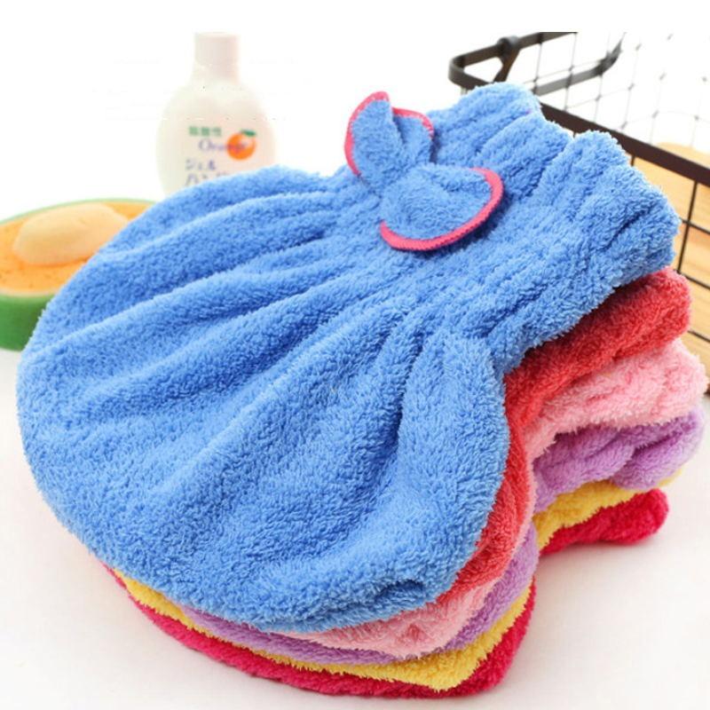 Product Introduction of Bowknot Microfiber Shower Caps Lovely Absorbent Bathing Textile Bath Quickly Dry Hair Towel Bath Shower Hats 24