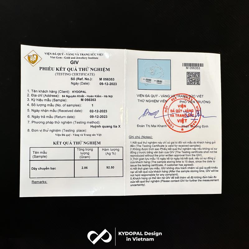 Dây chuyền bạc nữ KYDOPAL mặt gấu đính đá cá tính trang sức bạc ý 925 cao cấp - PAL9B9C2 PAL9B9C3 7