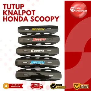 READY TUTUP COVER TAMENG KNALPOT SCOOPY SEMUA TYPE Cover Tutup Pelindung NEW Kenalpot Universal Scopy Motor Motorcycle