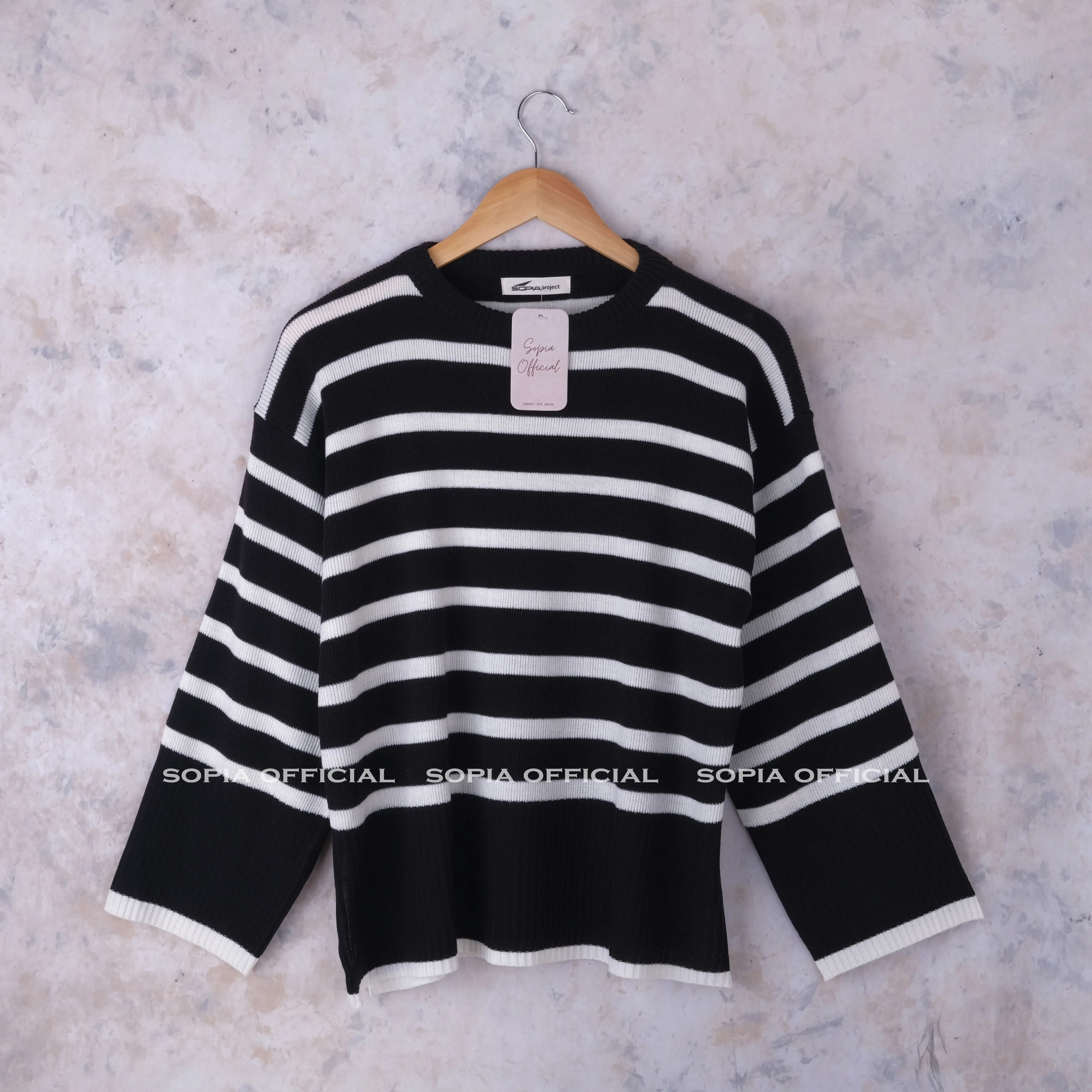 Amara Sweater Knit - Sweater Rajut Wanita Knitwear Atasan Oversize