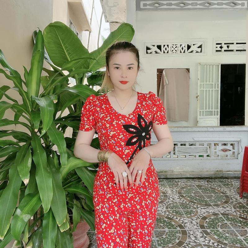 Giảm Bộ kiểu tai thun aty tơ có hoa 12345 quần dài ống ôm Thun 7