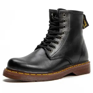 Sepatu Boot Pria Leather shoes Classic Model Boots High