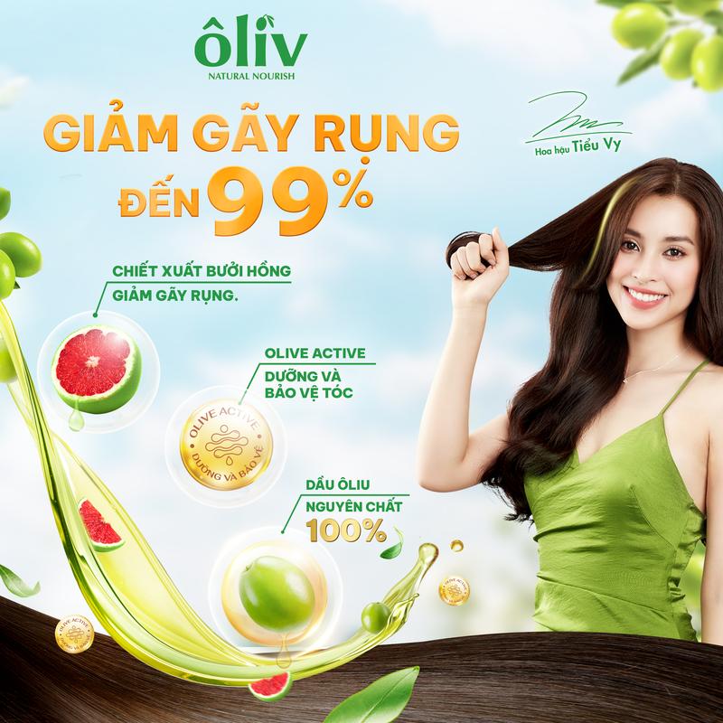 Dầu Gội Ôliv Dưỡng Tóc Chắc Khỏe 1L + Tặng Dầu Xả Ôliv Dưỡng Tóc Chắc Khỏe 650ML [S] 2