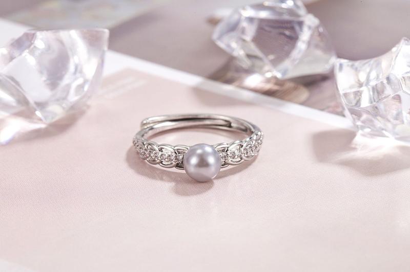Product Introduction of Light Luxury Wheat Pearl Ring |   Antique Style Zircon Opening Adjustable Ring |   Special-Interest Design Women's Index Finger Ring |   All-Matching Daily High-Grade Accessories 3