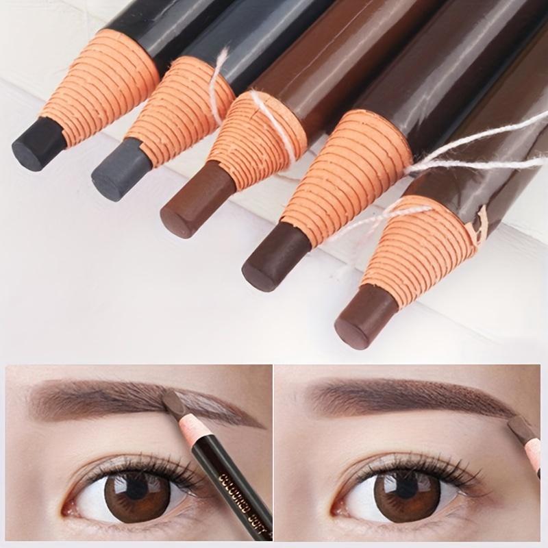  Bút Chì Kẻ Lông Mày Chống Thấm Nước Lõi Cứng Với Băng Lột Mềm Thích Hợp Cho Mọi Loại Da Hoàn Hảo Để Đánh Dấu Và Định Hình Lông Mày Bút Chì Tăng Cường Lông Mày Trông Lông Mày Tự Nhiên Ứng Dụng Mịn 