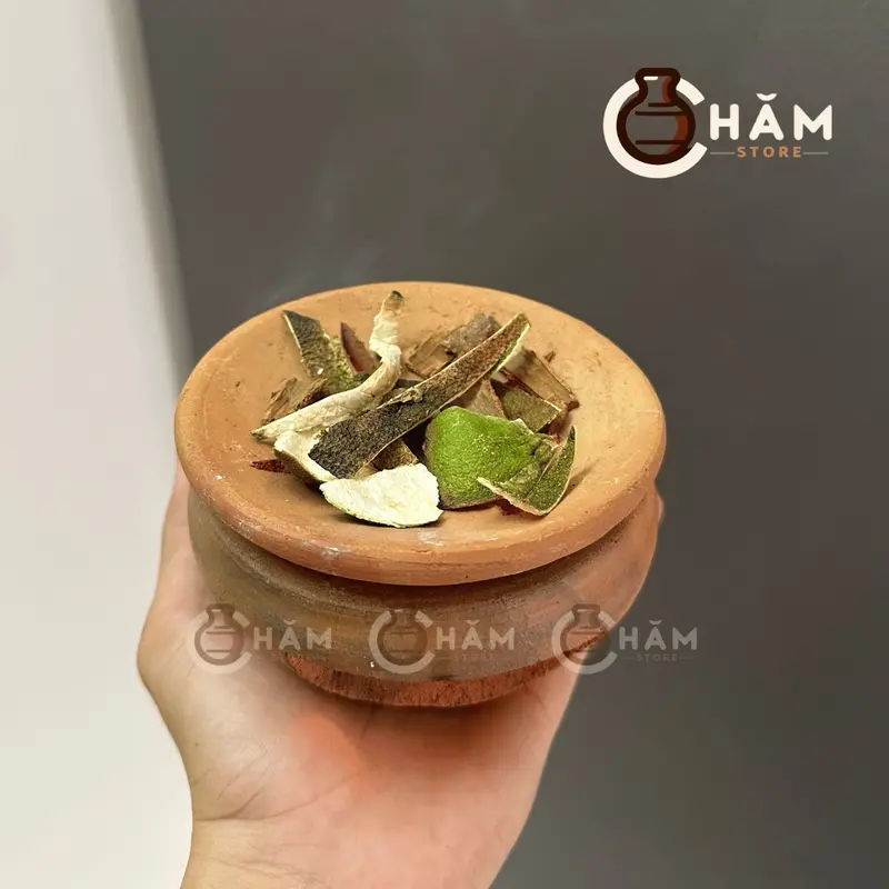 Bếp Xông Thảo Mộc, Bếp Đốt Bồ Kết, Gốm Đất Nung Chăm Bàu Trúc Chịu Nhiệt Tốt, Siêu Bền 4