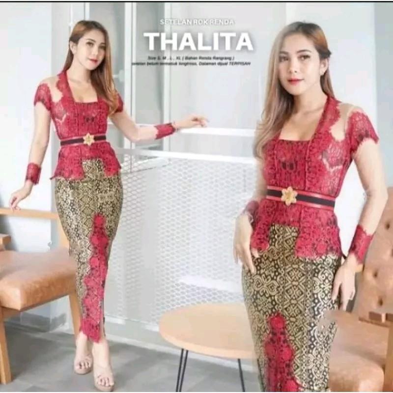Setelan Kebaya renda Bali rangranf 0