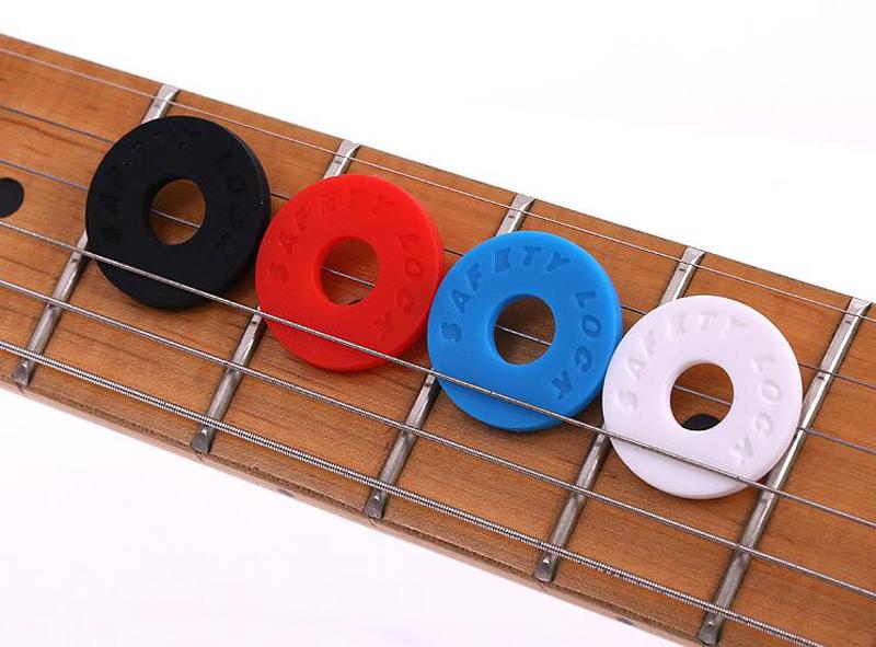 Product Introduction of 4pcs/Lot Electric Guitar Strap Locks Blocks Rubber Material Bass Guitar Strap Lock Guitar Parts & Accessories Drop Shipping GYH 1