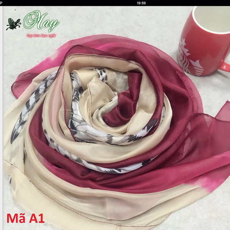 Product Introduction of Khăn choàng voan lụa in hình 3D đẹp mắt-Khăn đi biển, khăn choàng nữ Hoa Quàng Cổ Women Voi 11