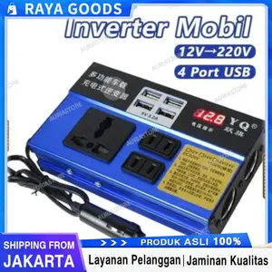2000W Modified Sine Wave Inverter Frekuensi Tinggi Power Inverter DC 12V 24V ke Ac 220V