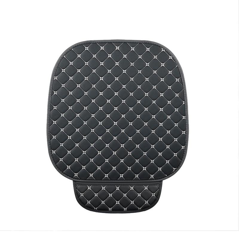 Product Introduction of 3PCS Car Cushion Set Four Seasons General Leather Embroidery Cushion Car Seat Cover Leather Minimalism Wear-resistant Non-slip Cushion 20