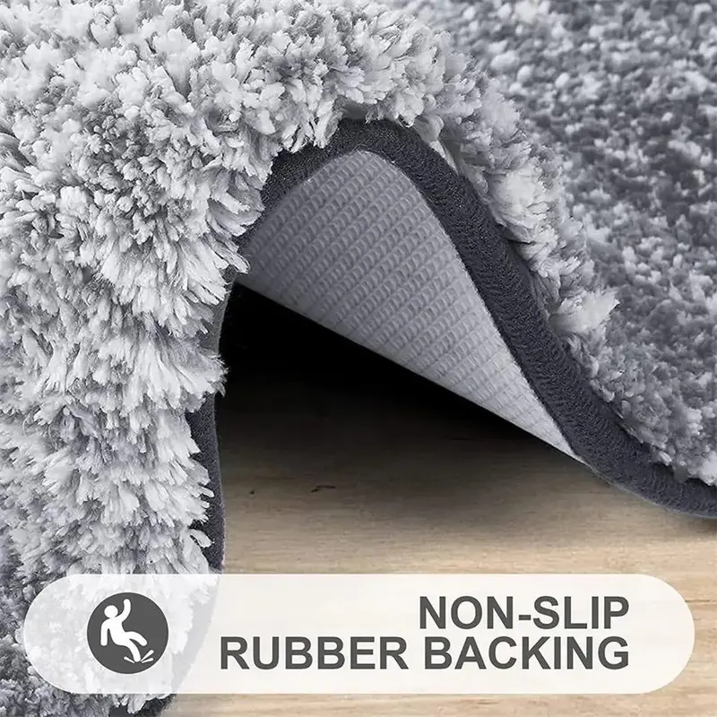 Bathroom Mat, 1 Count Non-slip Soft Absorbent Bath Rug, Machine Washable Bath Mat for Bathroom Floor, Tub and Shower 2