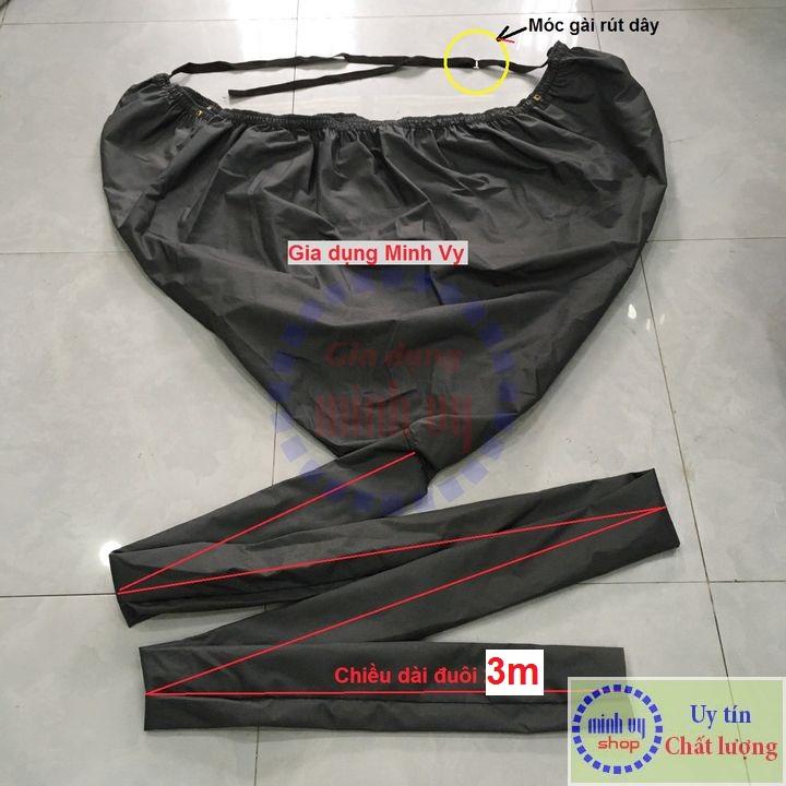 VẢI BẠT XUẤT HÀN QUỐC Túi vệ sinh máy lạnh đuôi dài 3m Áo bạt trùm rửa vệ sinh máy lạnh áo rửa máy lạnh