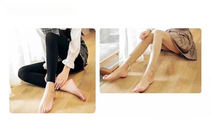 Product Introduction of Quần Tất Quần Legging, Thời Trang Ins Của Phụ Nữ, Có Thể Mặc Ngoài Trời, Chống Vón Cục, Mỏng, Quần Legging Cropped Xén, Tất Nữ Nhung Lịch Women 16