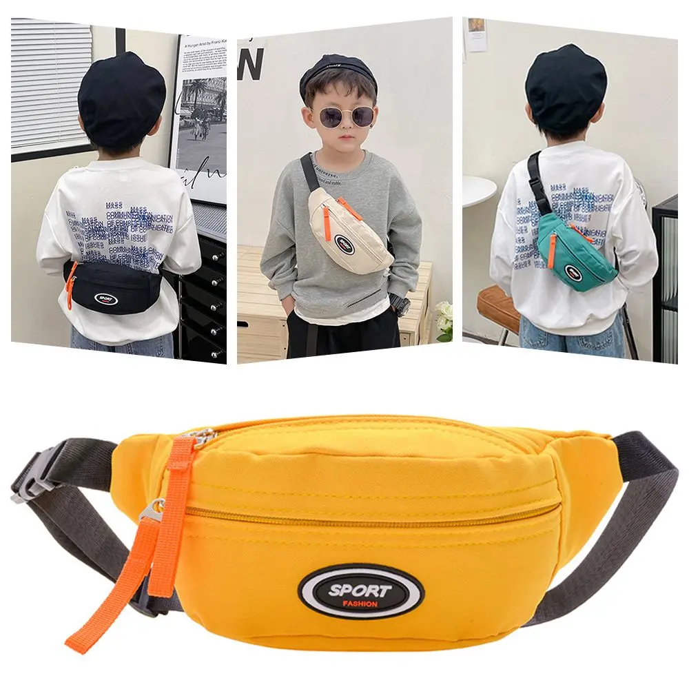 ví đựng tiền Xu Thiết Kế Dễ Thương, Túi Đeo Hông Thể Thao, Túi Chéo, Có Khóa Kéo, Thích Hợp Cho Trẻ Em, Túi Đeo Ngực