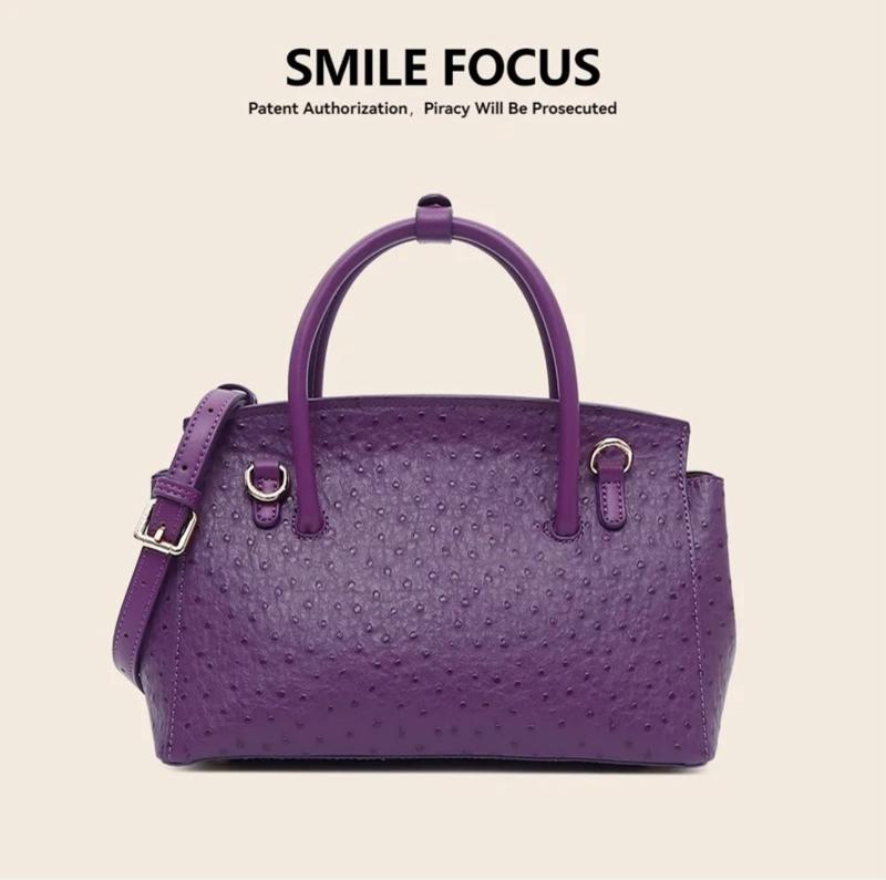 Product Introduction of [ Túi Hoàng Gia] SF 2637-1 Smile Focus. Chuẩn Chính Hãng, Da bò, Màu tím Sang Trọng, Thời Thượng 3