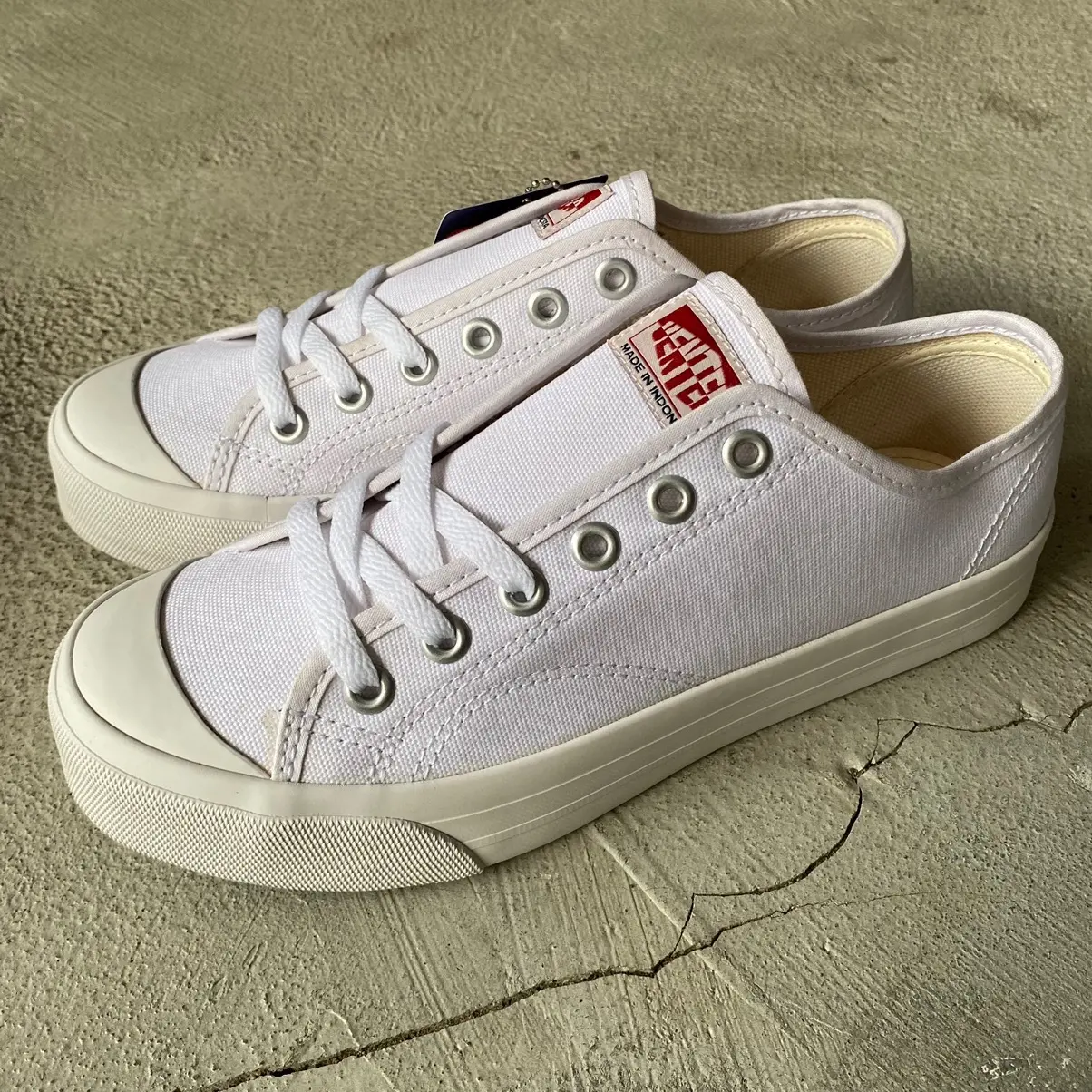 [ ORIGINAL ] Sepatu Ventela Basic All White Low | Sepatu Putih | Sepatu Murah | Sepatu kantor | Casual Shoes Sneakers Pria