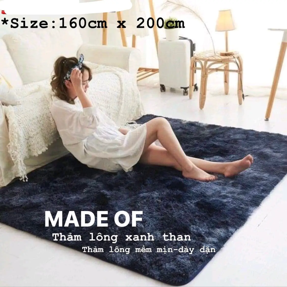 Thảm lông (Decor) trải sàn phòng khách , phòng ngủ