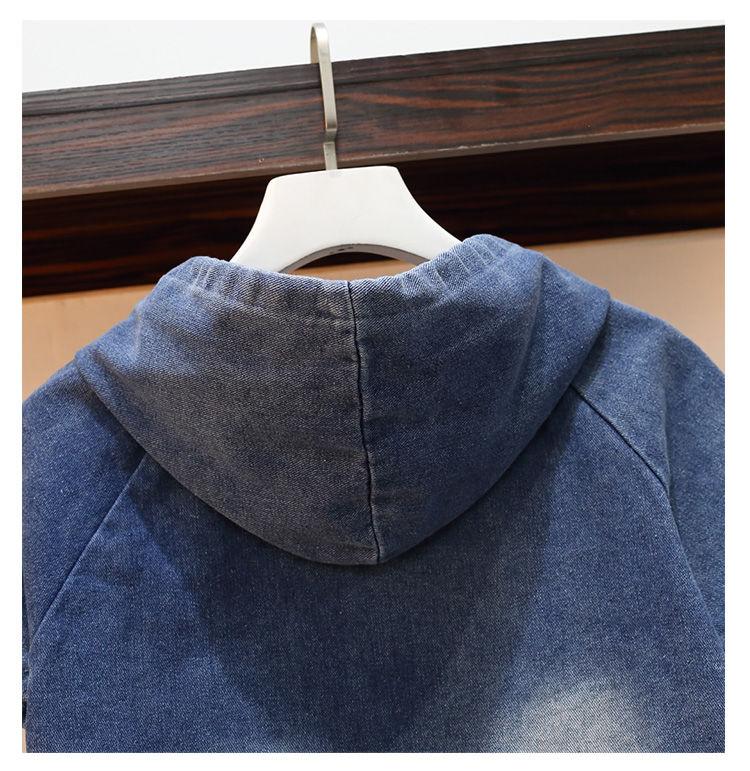 Product Introduction of Bộ Đồ Hai Mảnh Denim, Thời Trang Mùa Hè, Quần Dài Co Giãn, Áo Khoác Có Mũ Trùm Đầu, Ống Rộng Của Phụ Nữ, Phong Cách Hàn Quốc, Dáng Rộng Rãi Và Bó Sát, Thời Trang Women Top 13
