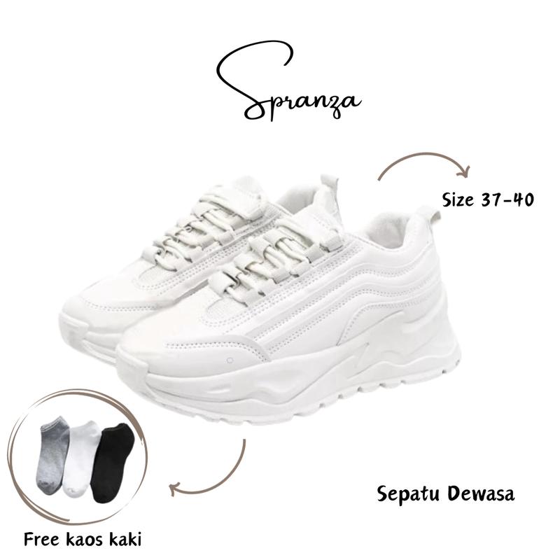 Sepatu Sneakers Wanita Fashion Premium Quality Cewek Perempuan Casual 0
