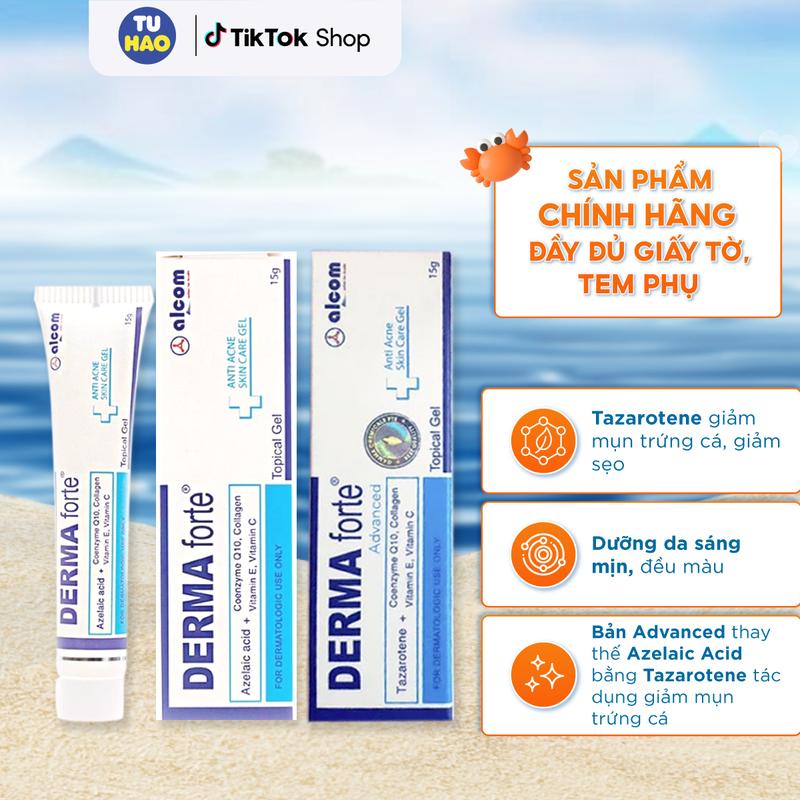 Gel Mụn Gamma Derma Forte 15g  Skincare