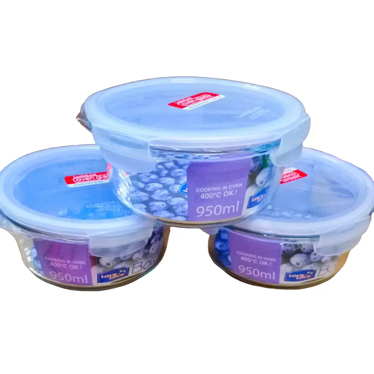 [950ml] 1 Hộp thủy tinh Lock & Lock chịu nhiệt