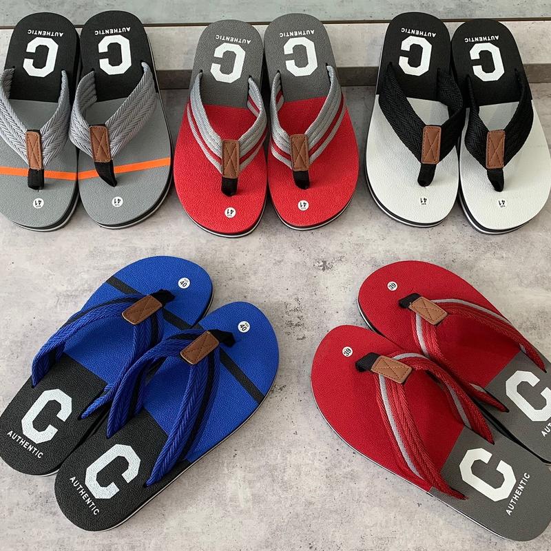 Dép Tông Dép Kẹp Nam Nữ Logo Chữ C Đế Cao Su Cứng Chống Trơn Trượt