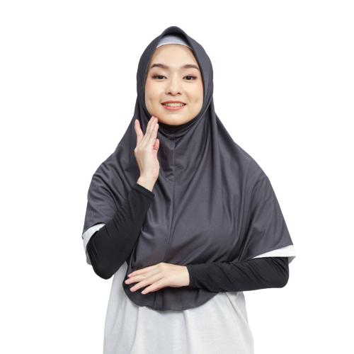 hijab bergo hamidah jersey
