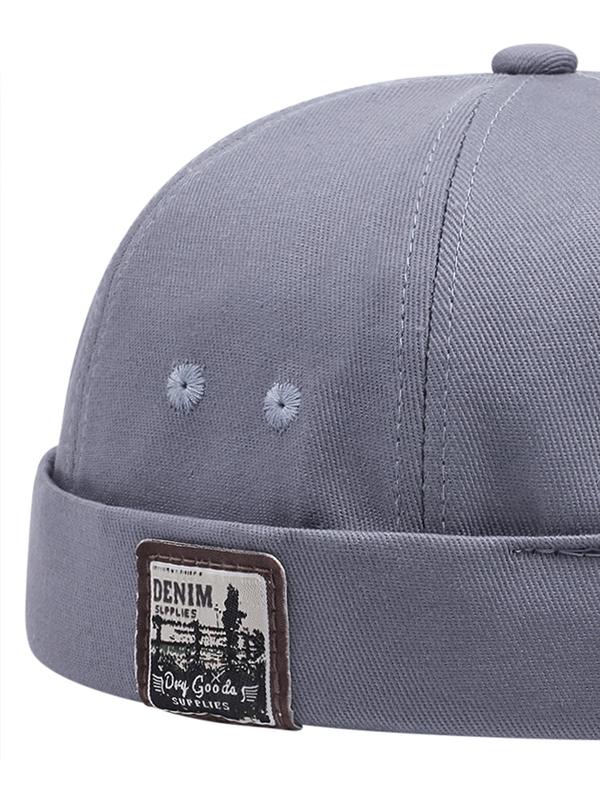 Letter Label Landlord Cap, Casual Outdoor Sports Docker Hats for Men & Women, Trendy Modern All-match Clothes Accessories for Daily Used 8