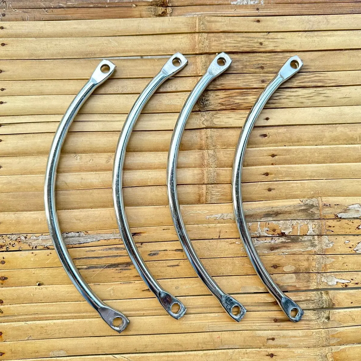 PANGKON KNALPOT C PANJANG 27CM PNP MOTOR CB GL MP TIGER Besi Motorcycle
