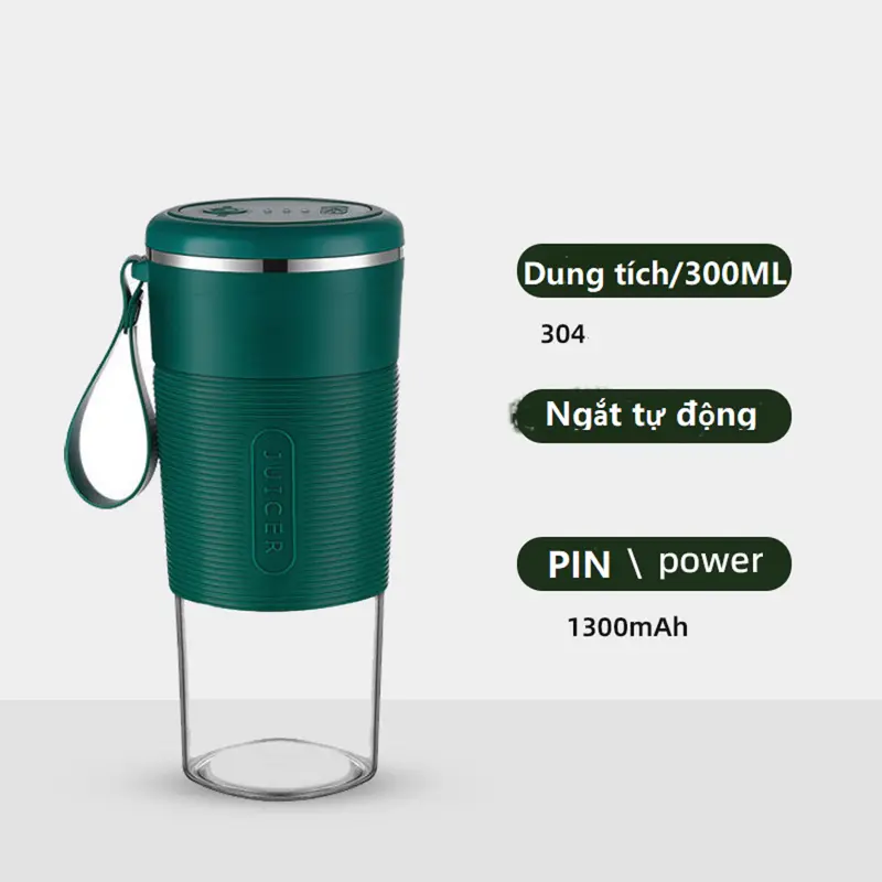 Máy xay Sinh tố Cầm tay mini Dao 4 Lưỡi - Đa năng, Tiện dung, Linh động - Hàng công ty 6