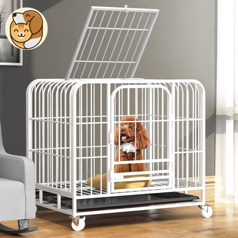 Chuồng Chó Nan Ống Cao Cấp Sơn Tĩnh Điện Dành Cho Thú Cưng, Mèo Lớn，chuong cho cún lớn 0