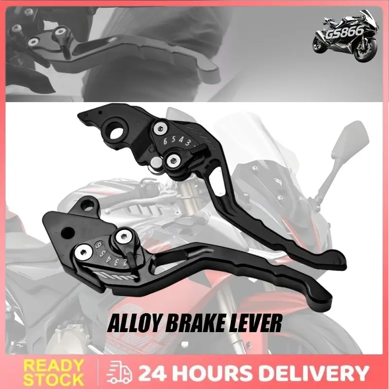 CLICK 2PCS CNC Alloy Brake Lever Set Compatible with Honda CLICK V2/V3 ...