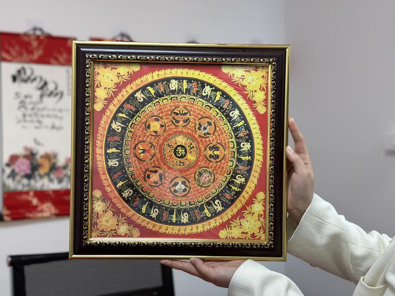 Tranh Mandala Trang Trí Nhà Cửa, Phòng Thờ, Nơi Làm Việc Decor Decor Phòng 2